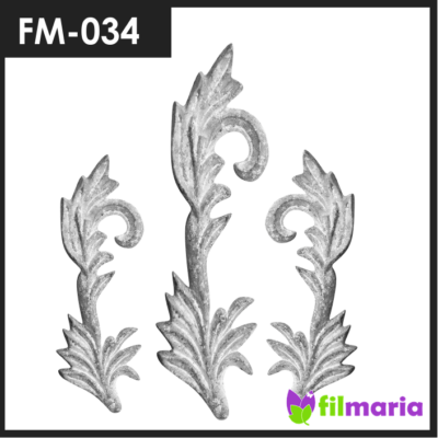 ornamen pagar motif flora 034