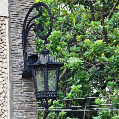 jasmine lampu dinding cast iron