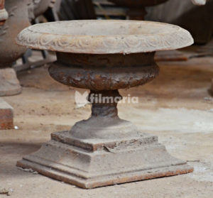  Pot  Bunga  Cast Iron Besi  Cor  Antik Unik FilMaria