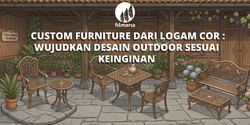 Custom Furniture dari Logam Cor: Wujudkan Desain Outdoor Sesuai Keinginan
